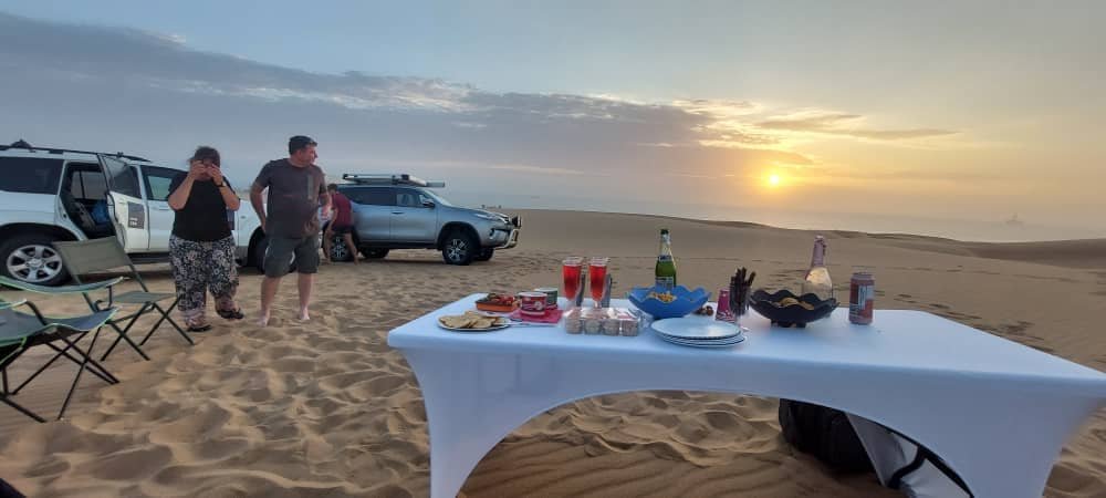 Scenic dune views during sunset tour with Dominus Dune Tours
